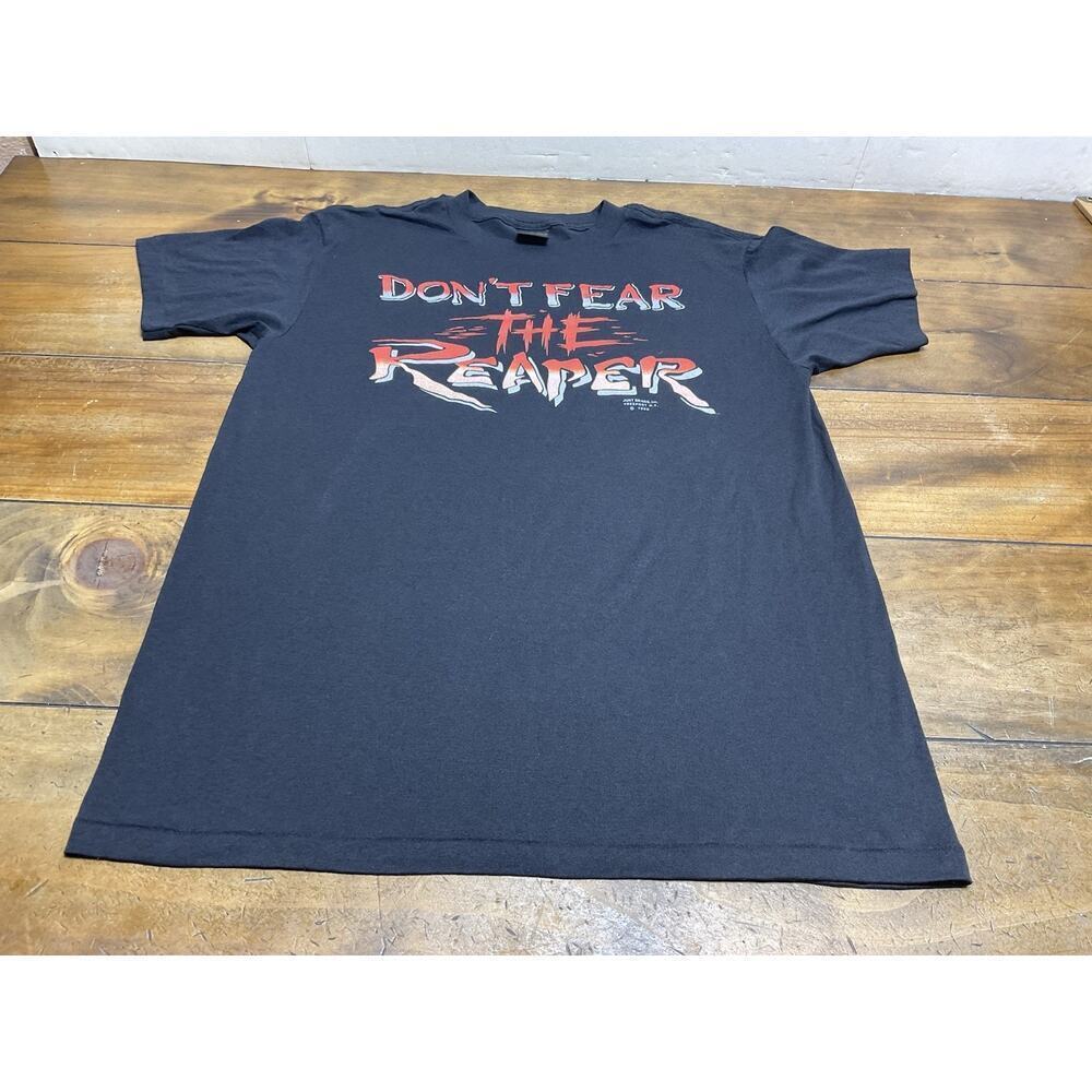 Vtg 80s “Don’t Fear The Reaper” Just Brass 3D Emblem Large